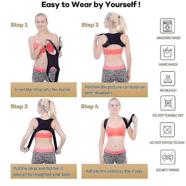Rygrettende Beskyttelse Skulder Posture Korrektion Adult
