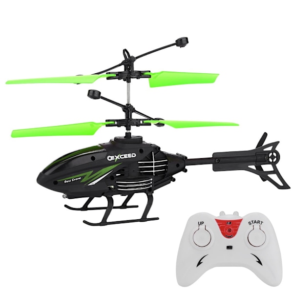 Taapero Lelut Mini RC Infrapuna Induktio Kaukosäädin RC Lelu 2CH Gyro Helikopteri RC Drone Dinosaurus Lelut Lahjat Vauvoille Lapsille Alennuksessa Green One Size