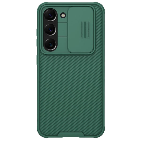Case kompatibelt med Samsung Galaxy S23 Ultra, smalt, hårt skyddande cover med cover Green