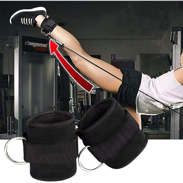 Comfortable Adjustable Padded Ankle Wrist Cuffs Neoprene Padded Straps D-ring