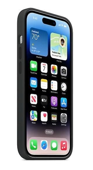 Silikon Deksel Kompatibelt Med Iphone 14pro Midnight
