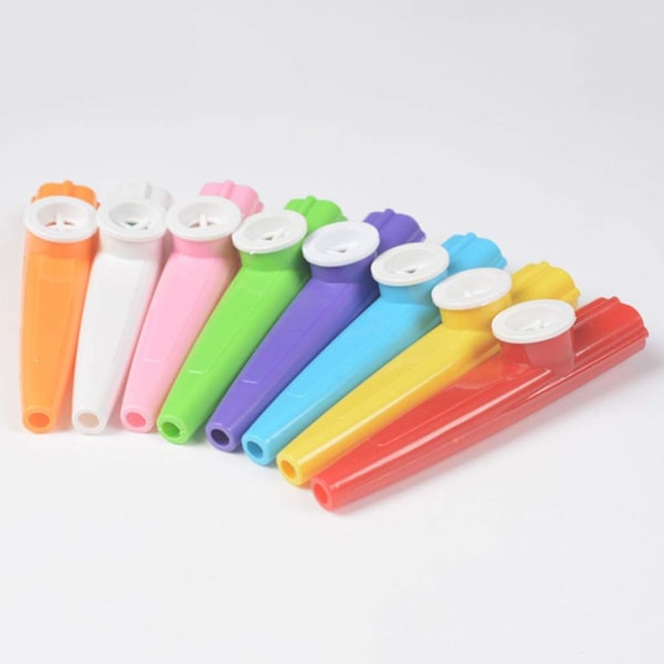 Kazoos, Färgglada Kazoo Musikinstrument Bra Kompanjon för Gitarr, Ukulele, Fiol, Pianotangentbord, Flöjtmembran 24PCS