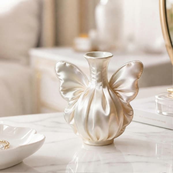 Liten Blomvas - Romantisk & Elegant - för Sovrum & Sminkbord