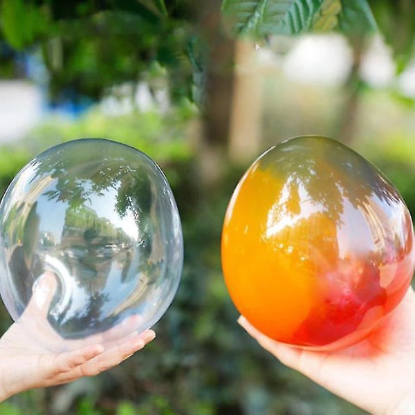 3 stk/sæt Safe Magic Bubble Lim Legetøj Blæser Farverig Boble Ball Plast Space Ballon