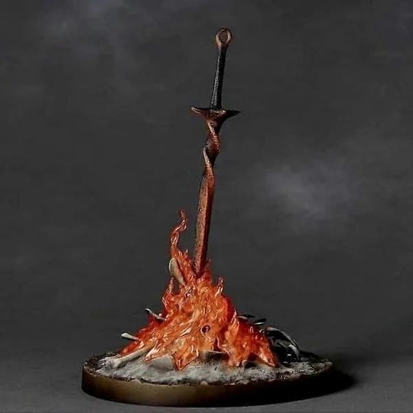 21CM Dark Souls Actionfigur Glödande Svärd Samlarobjekt Leksak för Vänner Present 21cm not box