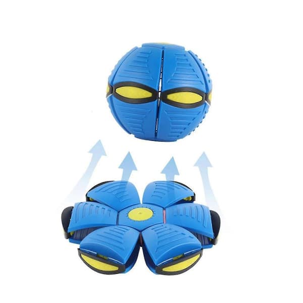 Doggy Disc Ball Magic Ball Dog Toy Interactive Herding Decompression Toy for Pets Blue