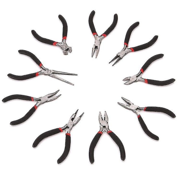 10pcs Jewelry Making Pliers Tools Kit Jewelry Pliers Set - Pliers