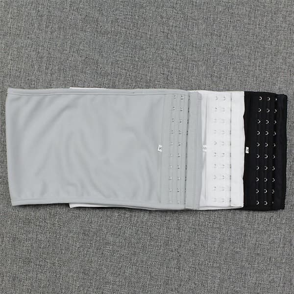 Breathable Strapless Brystbinder for Kvinner - Trans Cosplay Ny White S