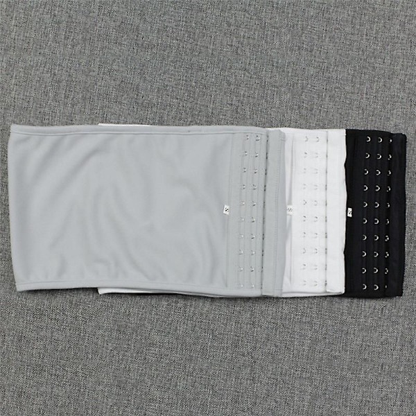 Kvinders Åndbar Stropløs Brystbinder Trans Cosplay Ny White XL