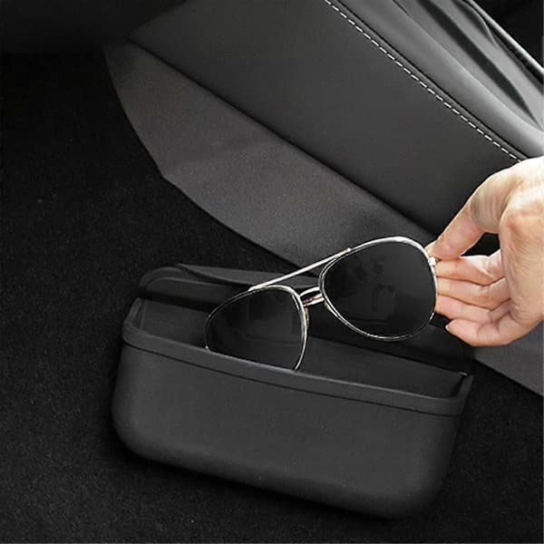 For + klebrig setespalte side oppbevaringsboks brilleetui silikon solbrilleholder for Model 3 Model Y