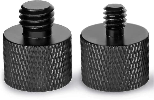 Mikrotrådskrueadapter 5/8 til 1/4 adapter og 5/8 til 3/8 adapter Happy H