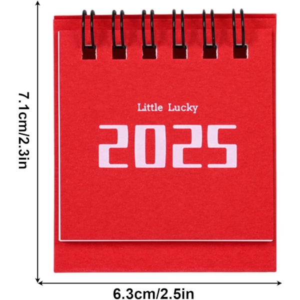 Ståkalendere - Ståkalendere for bord | Kalender Liten 2025 Skrivebordsdekorasjon Memo Pad Ståkalendere for hjem og skole