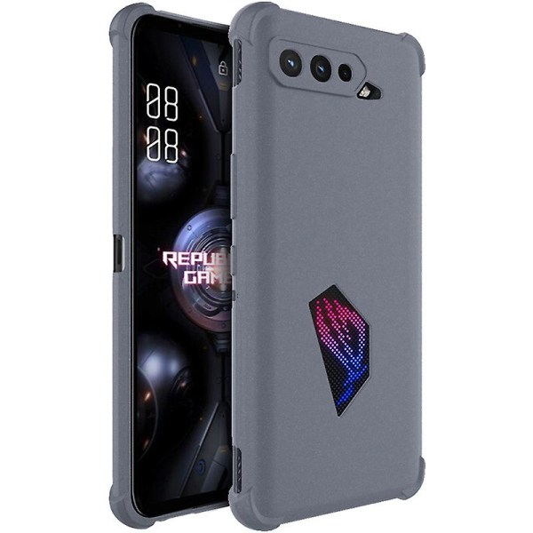 Imak Matte Series Airbag-forsterkede hjørner TPU-telefonveske med skjermbeskytter for Asus Rog Phone 5/5s Matte Grey