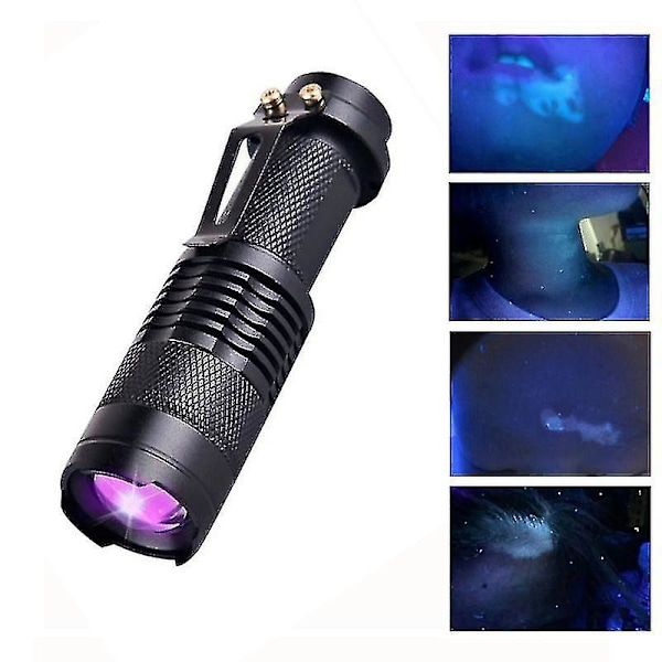 Lätt handhållen Woods lampa våglängd ultraviolett diagnostisk Uv hud svampdetekteringsanalysator + ficklampa funktion