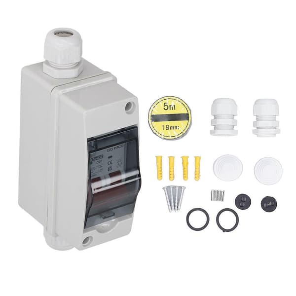 2P Miniature Afbryder IP65 Vandtæt Afbryder til Solcelleanlæg DC 1000V 20A