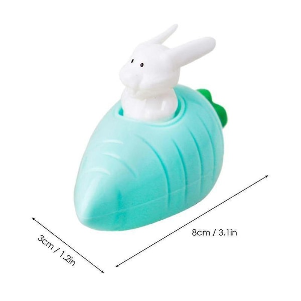 Påske Pull Back Biler 6 stk Bunny Toy Car Party Favors Mini Dyr For Basket Stuffers Egg Hunt