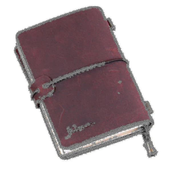 Håndlavet notesbog, læder rejsedagbog notesbog til mænd og kvinder, perfekt til skrivning, gaver
