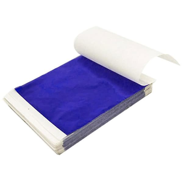 Guldfoliepapir Dekorative Guldfolieark til Møbelmaling SAPPHIRE BLUE