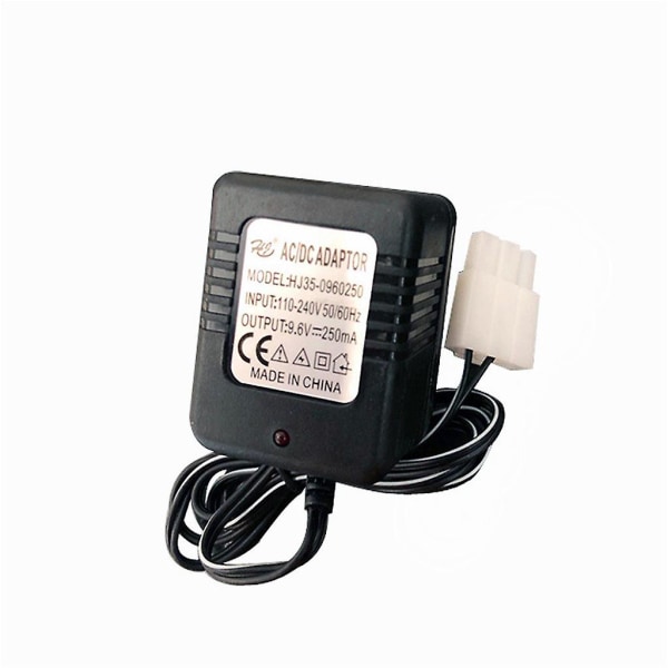 Genopladelig batterioplader Ni-cd Ni-mh batterier pakke Ket-3p stikadapter 9.6v 250ma output Rc legetøj