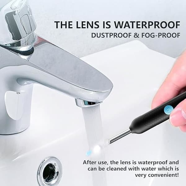 Ear Wax Removal Tool Camera - R1 D Anti-fall Off Earplugs Ear With Camera, Wireless With 1080p Hd Ear