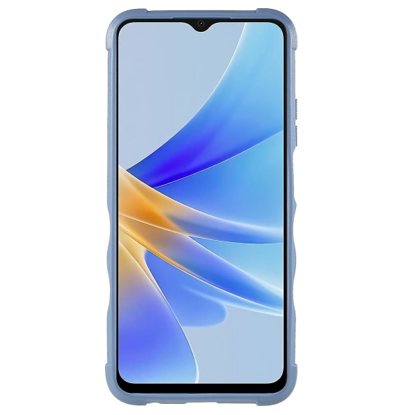 For Oppo A17 4G -suojakuori PC + TPU -suojakuori renkaalla ja jalustalla - valkoinen White