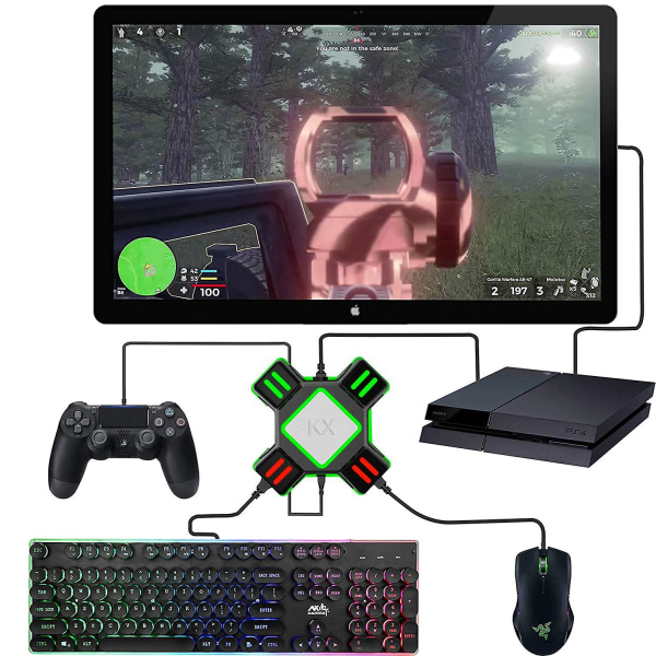 Adapter til mus og tangentbord til Switch, Xbox One, PS3/4