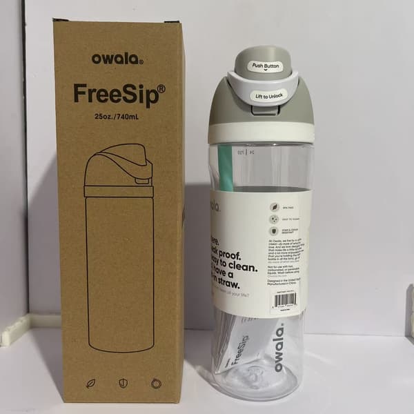 Owala doble drikkekopper sport bærbare kopper rette kopper -25oz