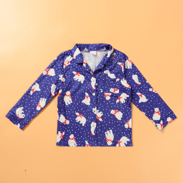 Perheen Joulupyjamasetti Xmas-Pyjamasetti Sopiva Sarja Sininen-Isä Blue-Father M