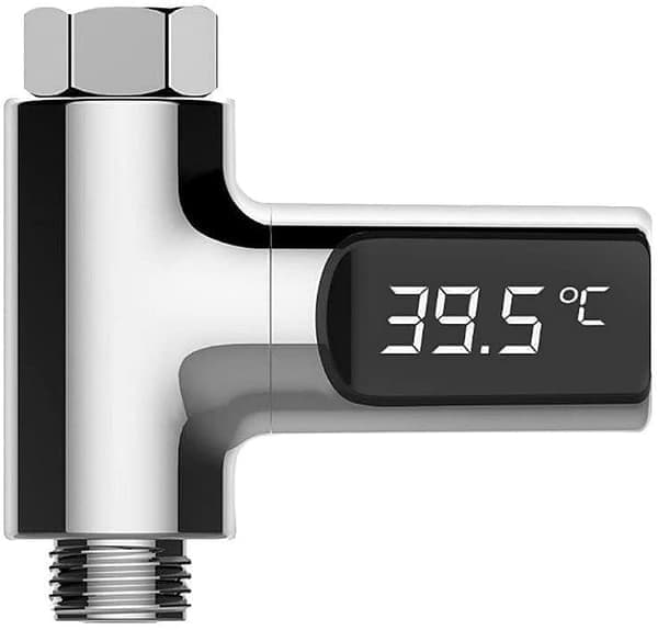 LED-termometer for dusjkran, LED-termometer for dusjkran