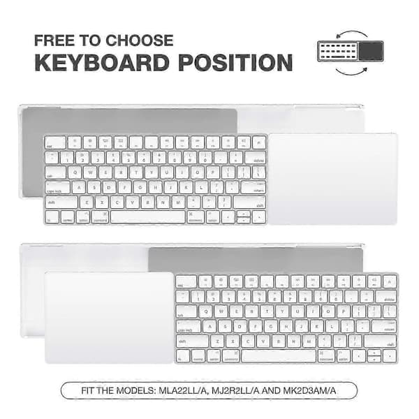 BESTAND För Magic Trackpad 2/3/Magic Keyboard 2/3 Justerbart Fäste Skrivbordshållare Stativ