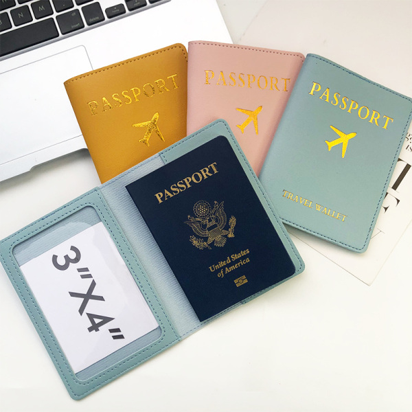 Bagagemærke og pascoversæt, flypastaske Kuffertidentifikation Læderlabel Bagagemærker til børn Skoletaske rejsetaske, lyserød