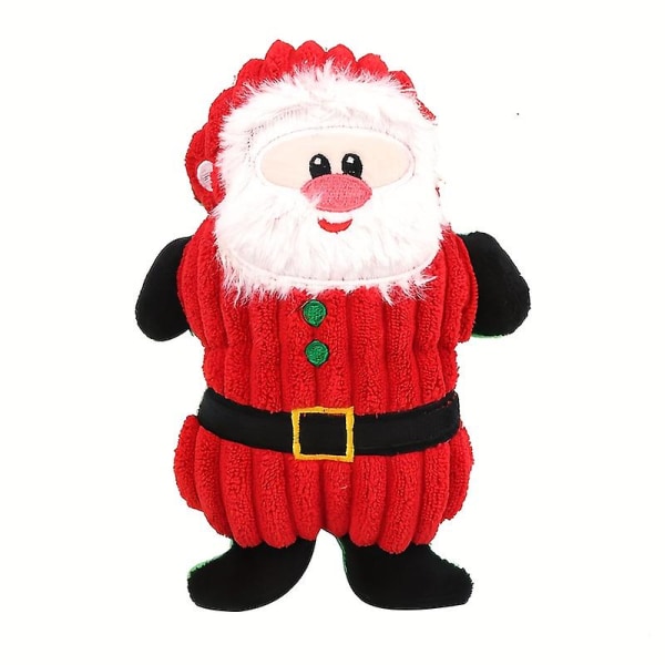 1 stk. Jule Design Kæledyr Slibning Tænder Pivelegetøj, Holdbart Tyggelegetøj Til Hund Interaktivt Tilbehør Santa Claus