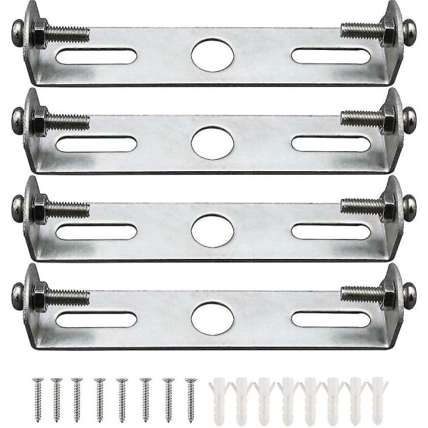 4-pakks belysningsarmatur takplatebrakett 90mm jordet med skruer opphengslampe taklampe -suzuka