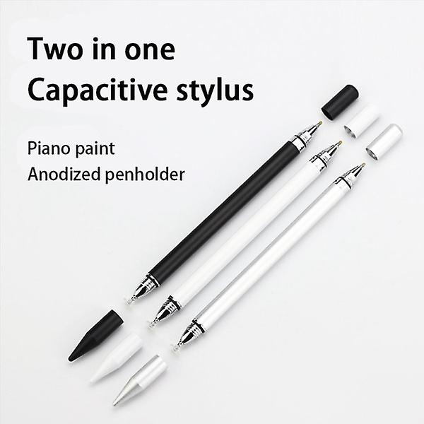 2-i-1-pekstift med skrivande funktion, vit