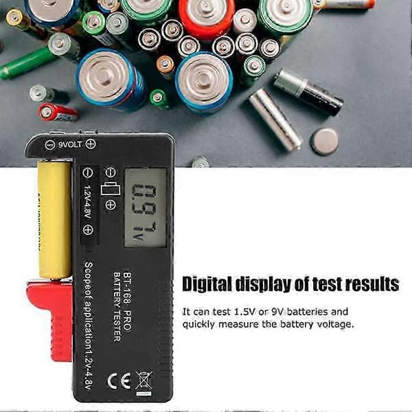 BT-168 PRO Batterikapacitetstester til AA 1,5V Black