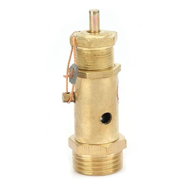 G1/2 Luftkompressor Sikkerhedsventil Messing til Kedel Dampgenerator (7KG)