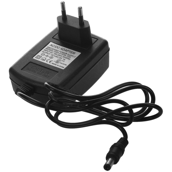 Dc 24v 1a AC Adapter Strømforsyning For Led Strip Light Cctv-kamera 2,1 mm X 5,5 mm Eu