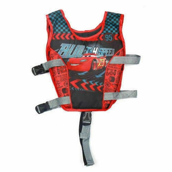 Redningsvest for barn/jenter, flytende redningsvest med glidelås, flytevest Lighting McQueen M