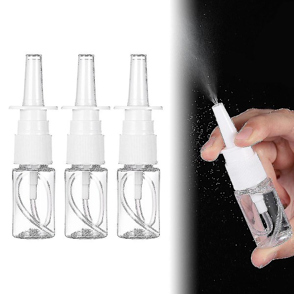 10 kpl 10 ml nenäsumutinpulloa, nuhan hoitoon tarkoitettu suihkepullo, suora suihkutusastia, kannettava suihkepullo