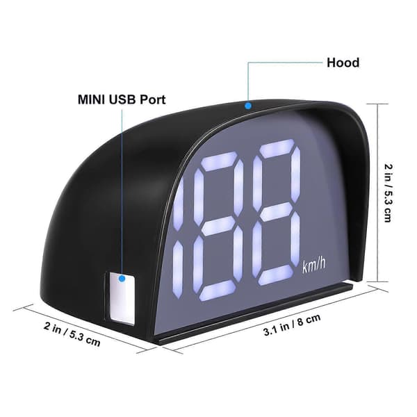 Bil speedometer Digitalt speedometer for bil dashbord Bil speedometer display Auto speedometer Universalt bil digitalt meter