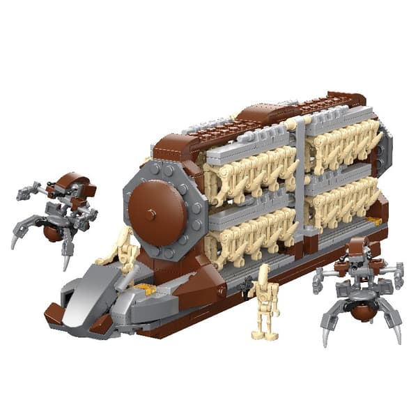 MOC2104 Duck Soldier Carrier Platoon Attack Machine Destroyer Robot Assembly Toy Bag