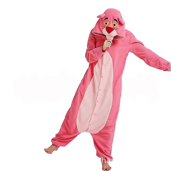 Pink Panther Pyjamas Dyre Onesie Unicorn Pyjama Pegasus Kostume Kigurumi Pyjamas Halloween Cosplay XL