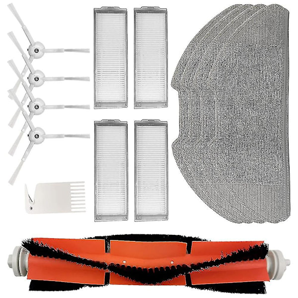 For Mi Robot Vacuum Mop 2 Pro -robotti-imurin lisävarusteet, pääharja, puhdistusliinat, Hepa-suodatin