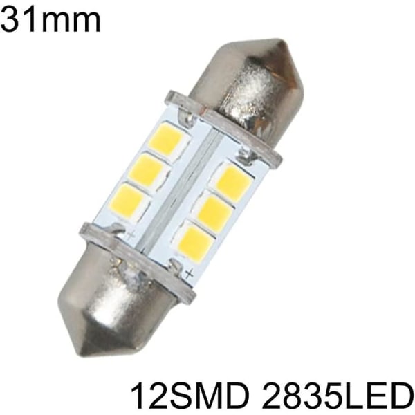 Dhrs  Marine Led-ersättningslampa Båtljuslampor Super Bright 12 Volt 32 Mm Lampan För Bo