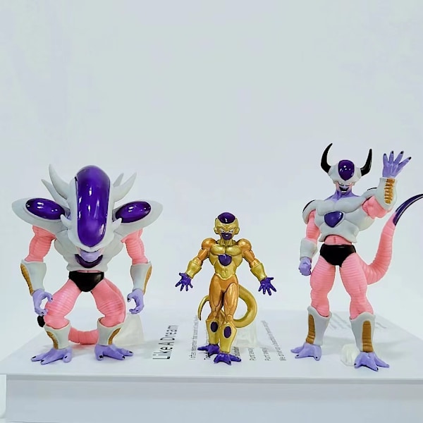 8 Dragon Ball Frieza figurer, modeller, Piccolo, Frieza, Broly, prydnader