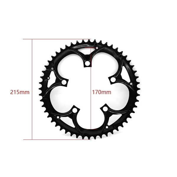 Kedja för Tongsheng TSDZ2 TSDZ-2B Mittmotor 52T för Elcykel