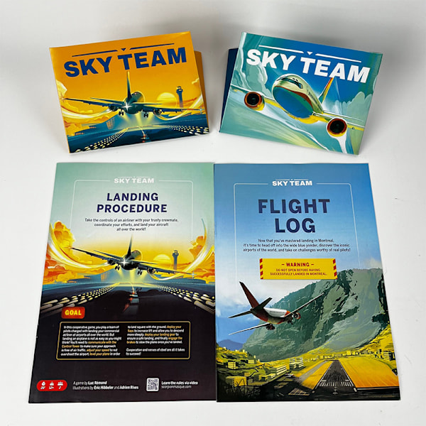 Kul Festbrädspelet 2 Spelare Sky Team Samarbets Tärningsspel Jimitu Ursprungligen Från Kina