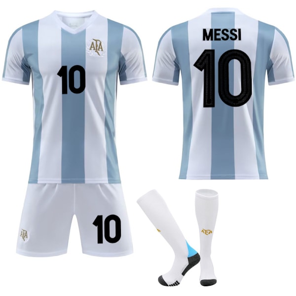 2025-2026 Argentina Jubileumsutgave Fotballtrøye Barn Voksen Trøye NO.10 Messi 22