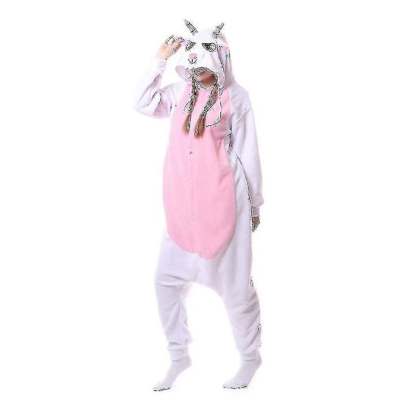 Sarjakuva-animaatio Gengar Yksiosainen Pyjama Vanhempi-lapsi Rento Kotiasu-b goat L