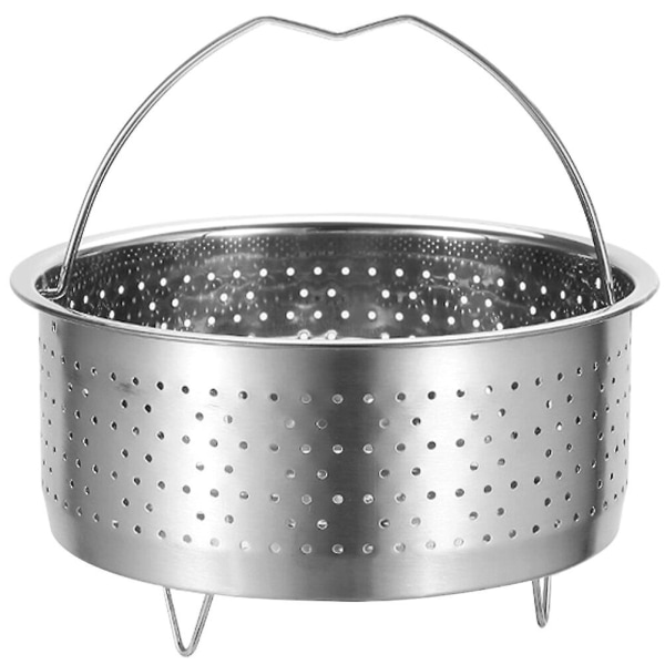 Multifunksjonell dampkoker i rustfritt stål for grønnsaker og dumplings Silver 17.50X17.50X9.00CM